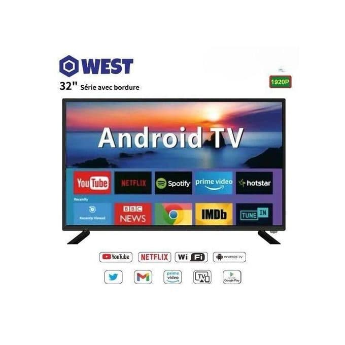 Téléviseur West 32 Pouces Smart