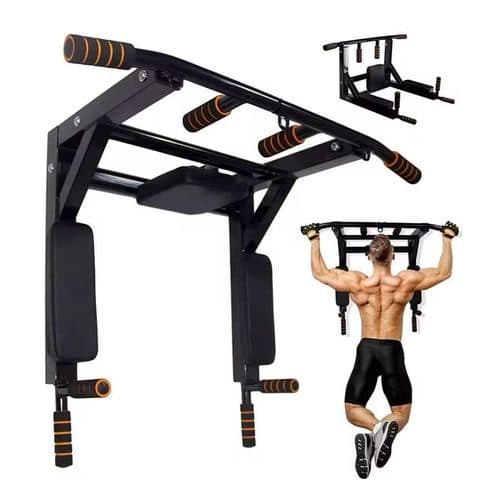 Barre de traction murale 3-en-1 avec dips