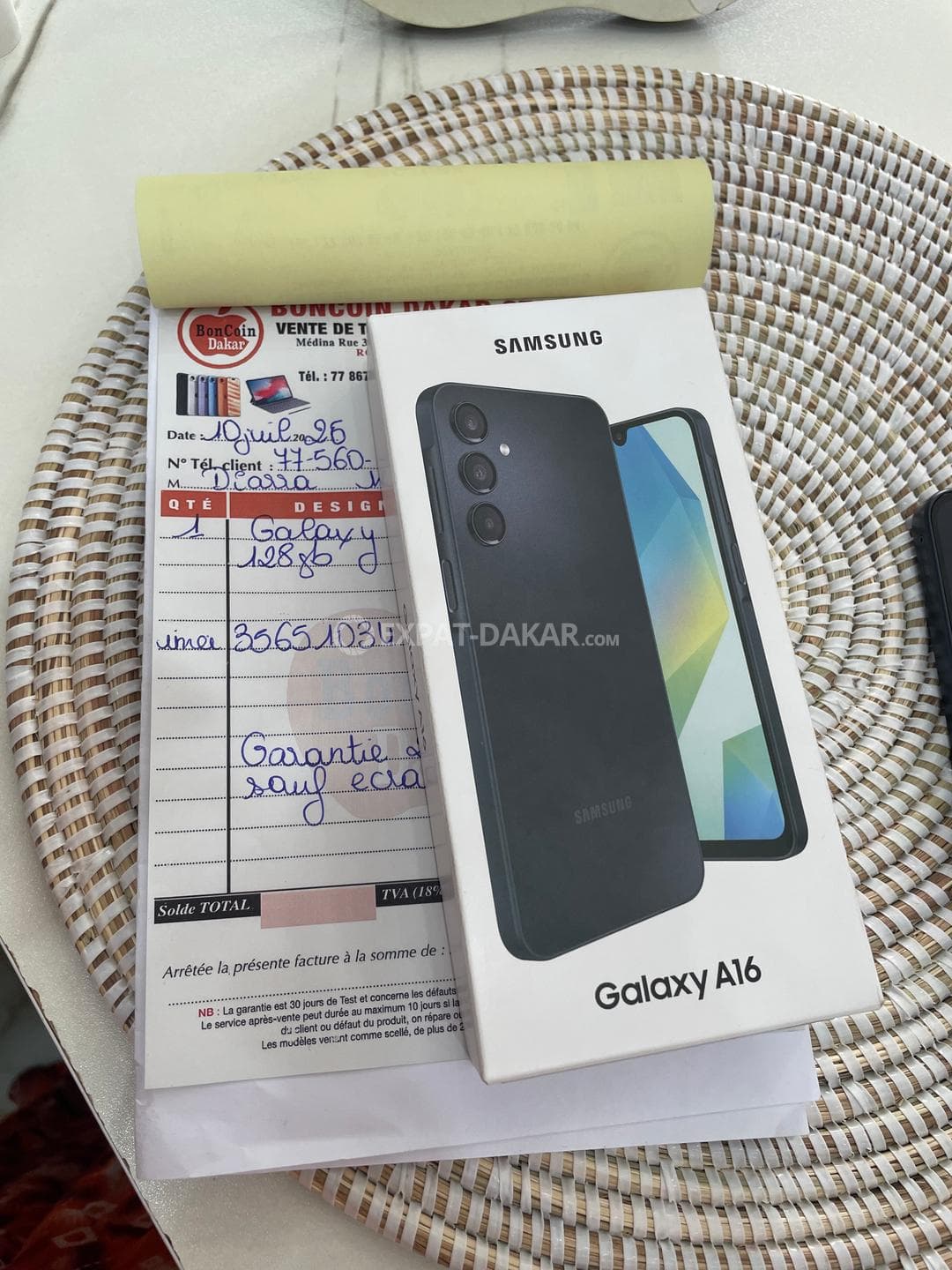 Samsung Galaxy A16 128GB neuf avec garantie