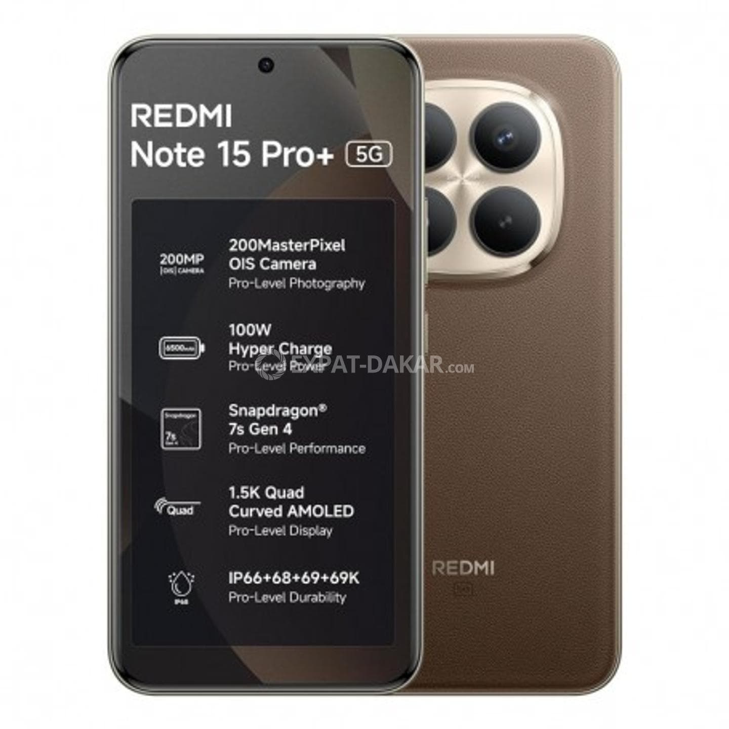 Xiaomi Redmi Note 15 Pro+ 5G 12Go/512Go - Neuf