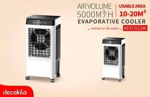 Refroidisseur d'air Decakila 3-en-1 avec humidificateur 20L