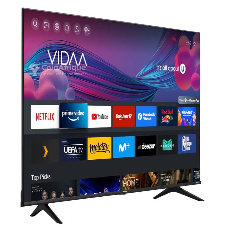 Téléviseur Deska 65 pouces neuf