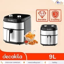 Friteuse à air Decakila 9L - 1800W pour famille