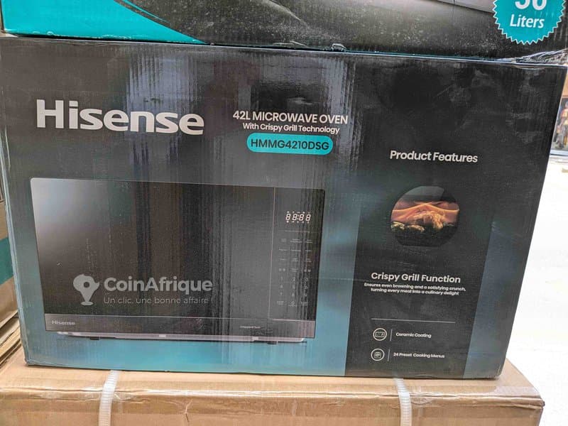 Micro-ondes Hisense 42L grill - Neuf avec livraison