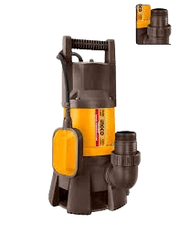 Pompe submersible 1000W pour eaux usées et boueuses