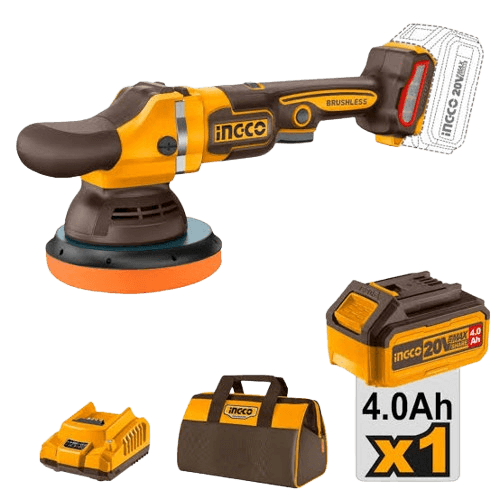 Polisseuse sans fil 20V brushless INGCO - moteur intelligent