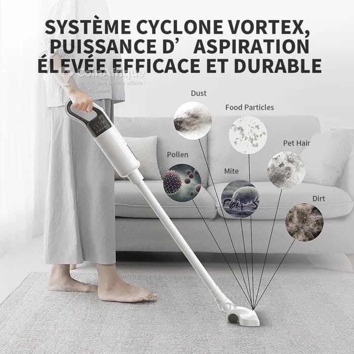 Aspirateur 3 en 1 sans fil puissant et silencieux
