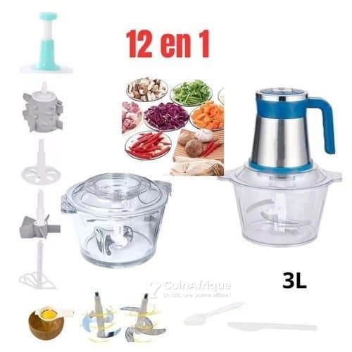 Hachoir multifonction 12 en 1 neuf