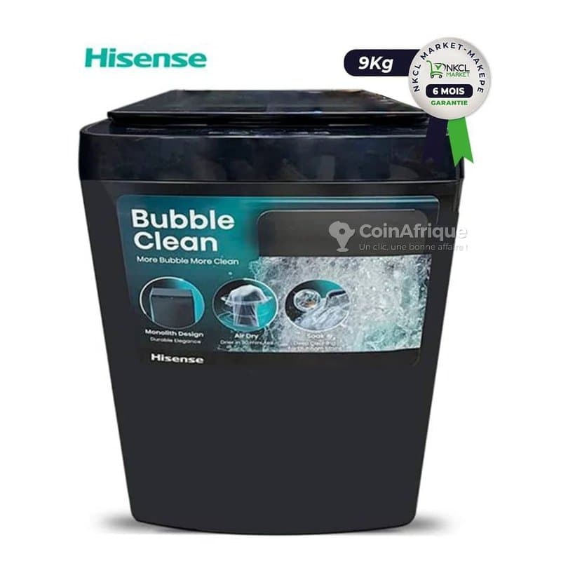 Machine à laver Hisense 9kg - Neuve avec livraison